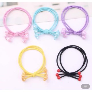 Sỉ 10 dây cột tóc đính hạt sắc màu
