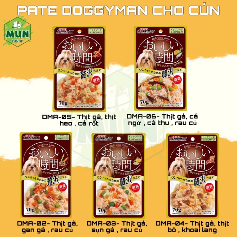 Pate DoggyMan cho cún 70gr (001101)