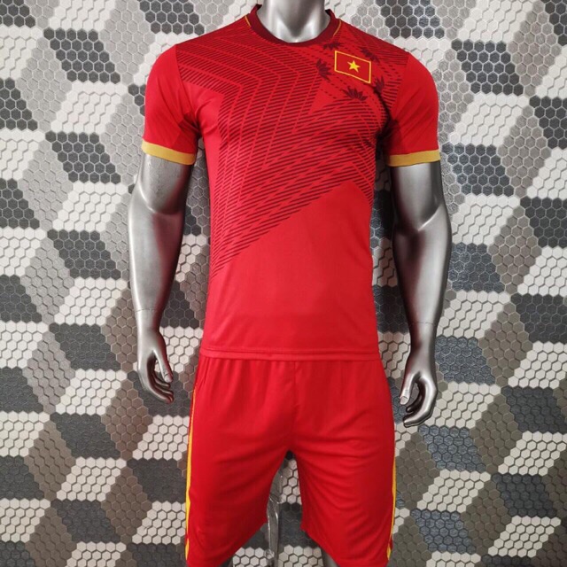 Quần áo bóng đá đội tuyển VIỆT NAM -Mới 2020 -Thun lạnh Cao cấp -Đồ đá banh đội tuyển VIỆT NAM 2020