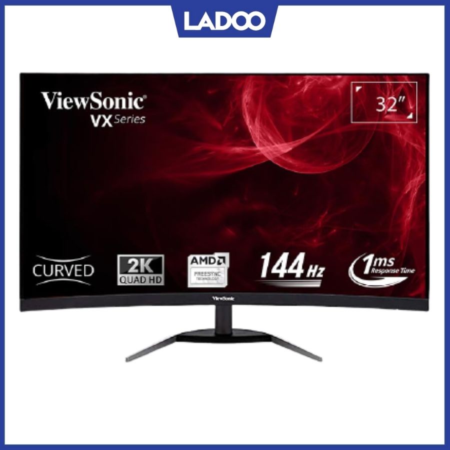 Màn hình Cong ViewSonic VX3268-2KPC-MHD/ 32 inch QHD/ 144Hz/ 3Yrs - Bảo hành chính hãng 36 tháng | WebRaoVat - webraovat.net.vn