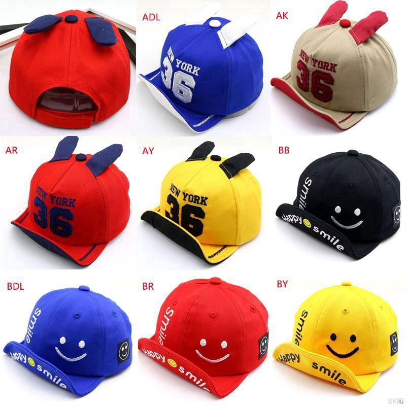 Nón Snapback hoạ tiết hoạt hình phong cách Hip-hop cho bé