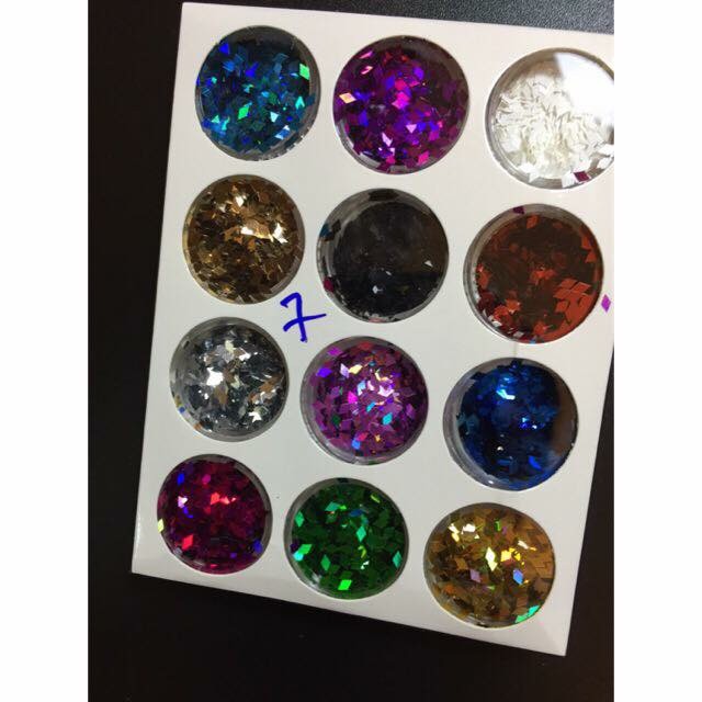 nhũ con thoi 12 mầu