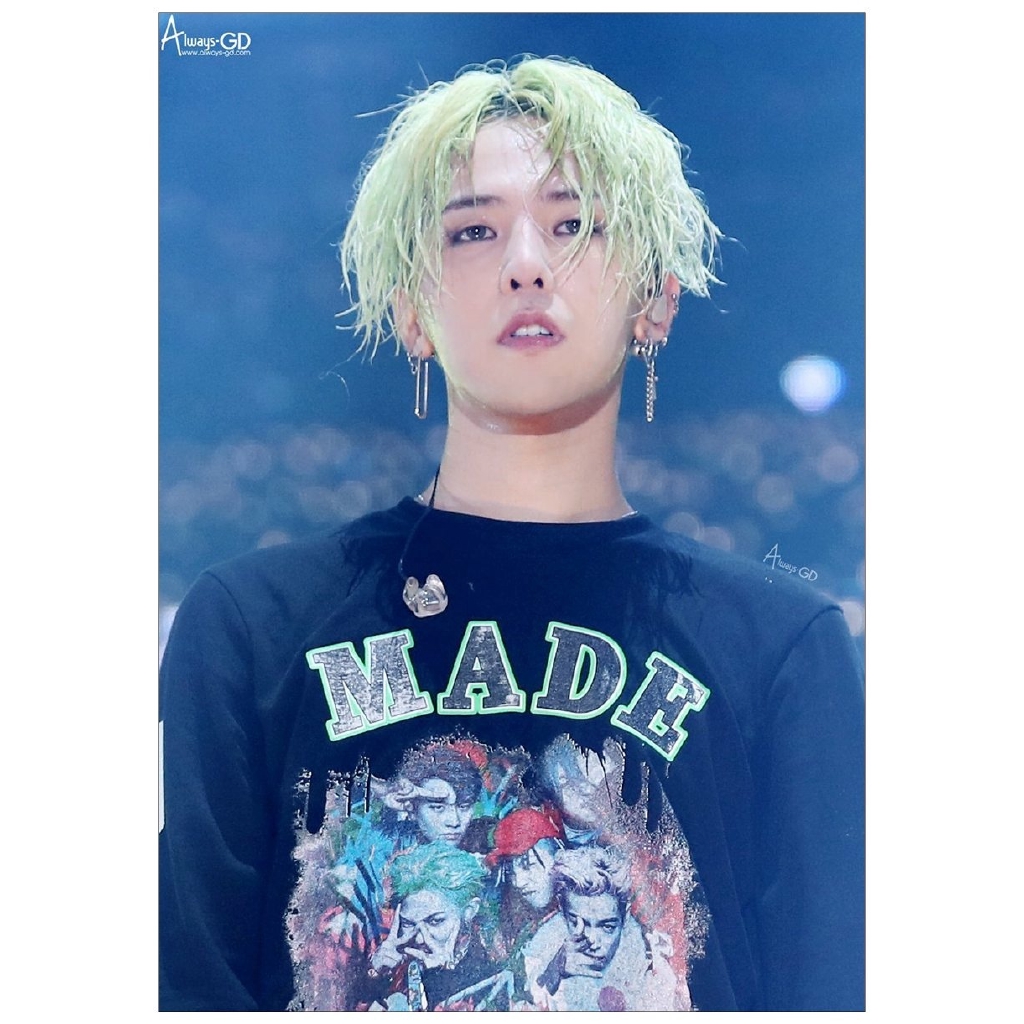 Poster in hình ca sĩ G-dragon trang trí nhà cửa