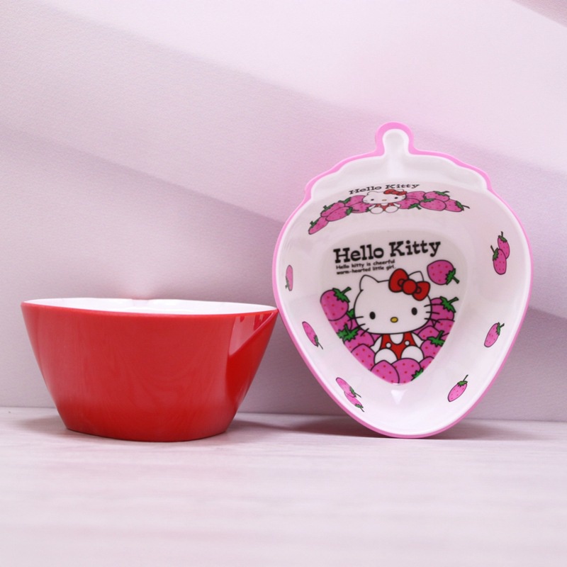 Bộ Tô Chén melamine Thân Thiện Với Môi Trường In Họa Tiết hello kitty ty1 yt1