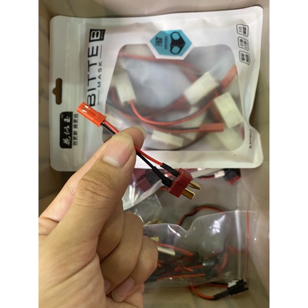 Giắc  chuyển đổi pin XT60 - chữ T, Esc XT60 - chữ T, SM - Jack T, Jst - chữ T đầu chuyển đổi cho xe, tàu, cano RC