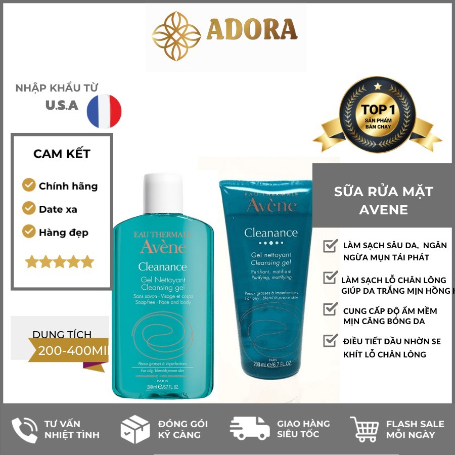 Sữa rửa mặt AVENE các size ( mẫu mới) | BigBuy360 - bigbuy360.vn