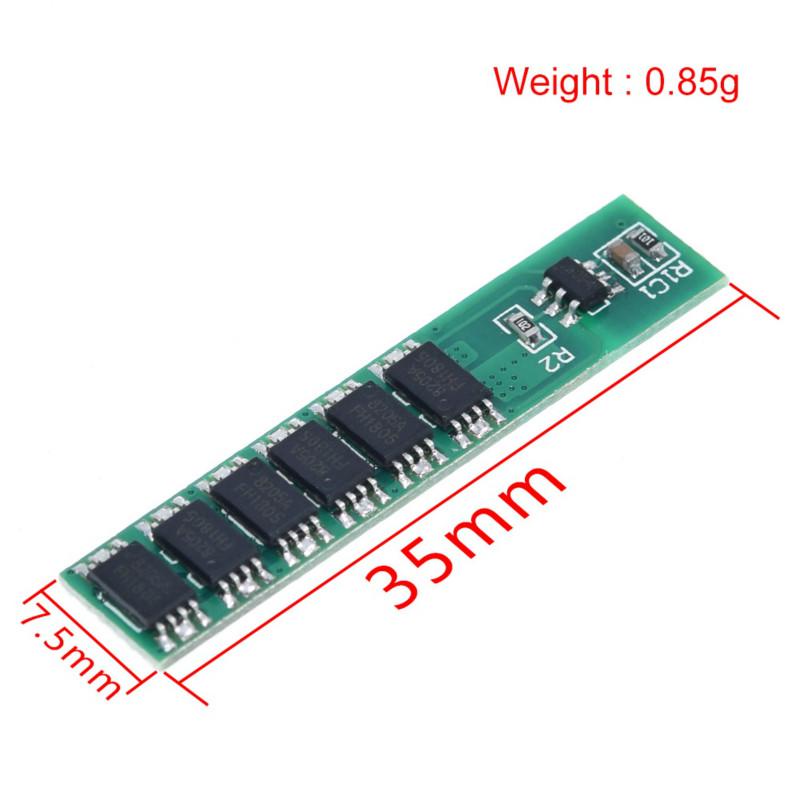Bảng mạch bảo vệ PCBFUN cho pin Li-Ion 18560 1S 2A / 3A / 4.5A / 6A / 9A 3.7V 1/2/3/4/6 MOS BMS PCM