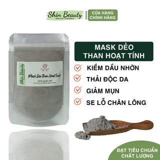 Mask Dẻo Than Hoat Tính Shin Beauty thải độc dưỡng trắng da chuyên dùng trong Spa