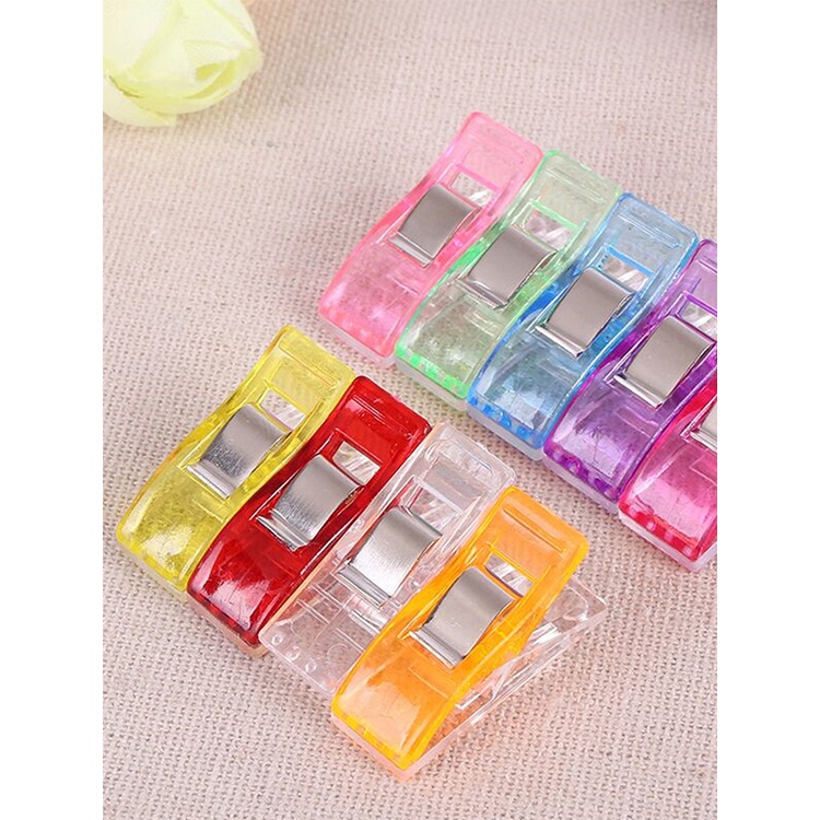Set 50 Kẹp Nhựa Hỗ Trợ May Đồ Tiện Dụng