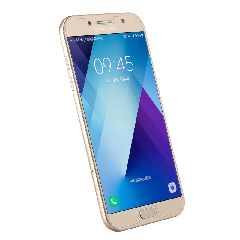 Tấm dán kính cường lực Samsung Galaxy A3 2017 hiệu Glass Pro - Không full màn hình