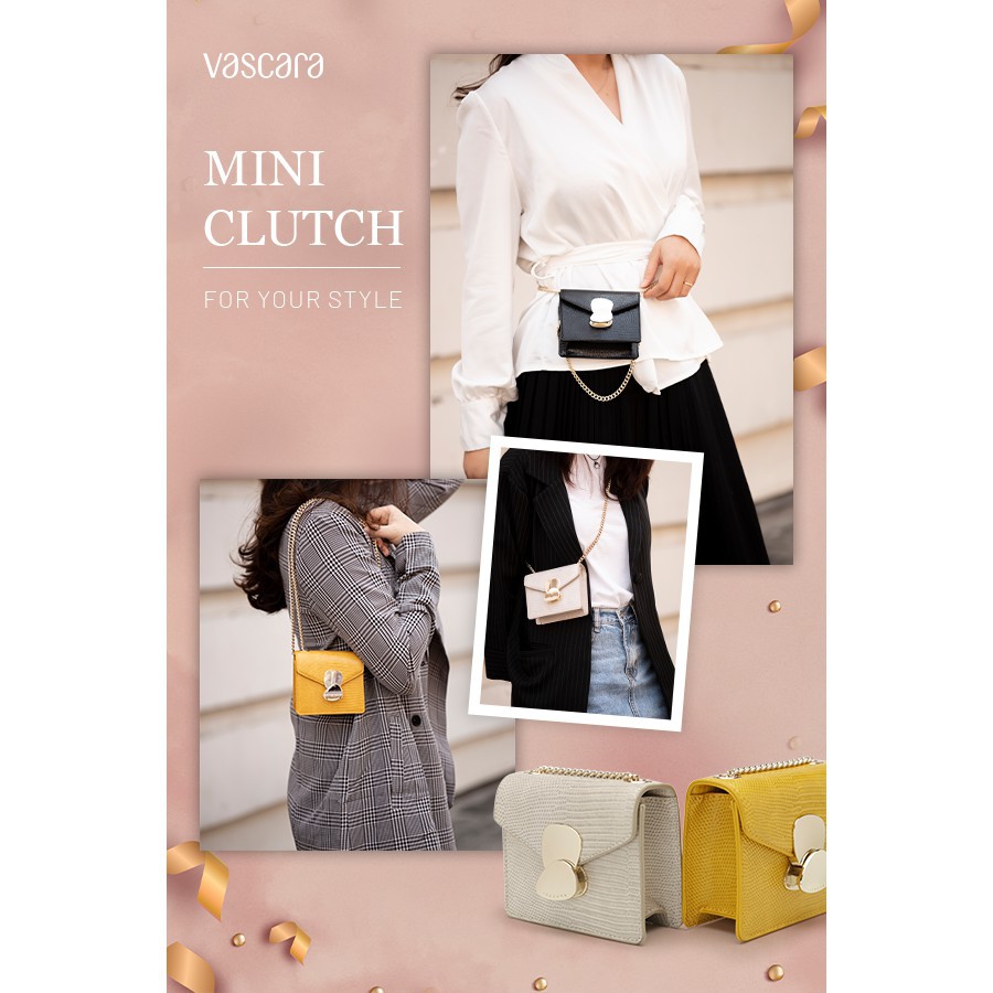 Vascara Túi Xách Clutch Mini Mới Về