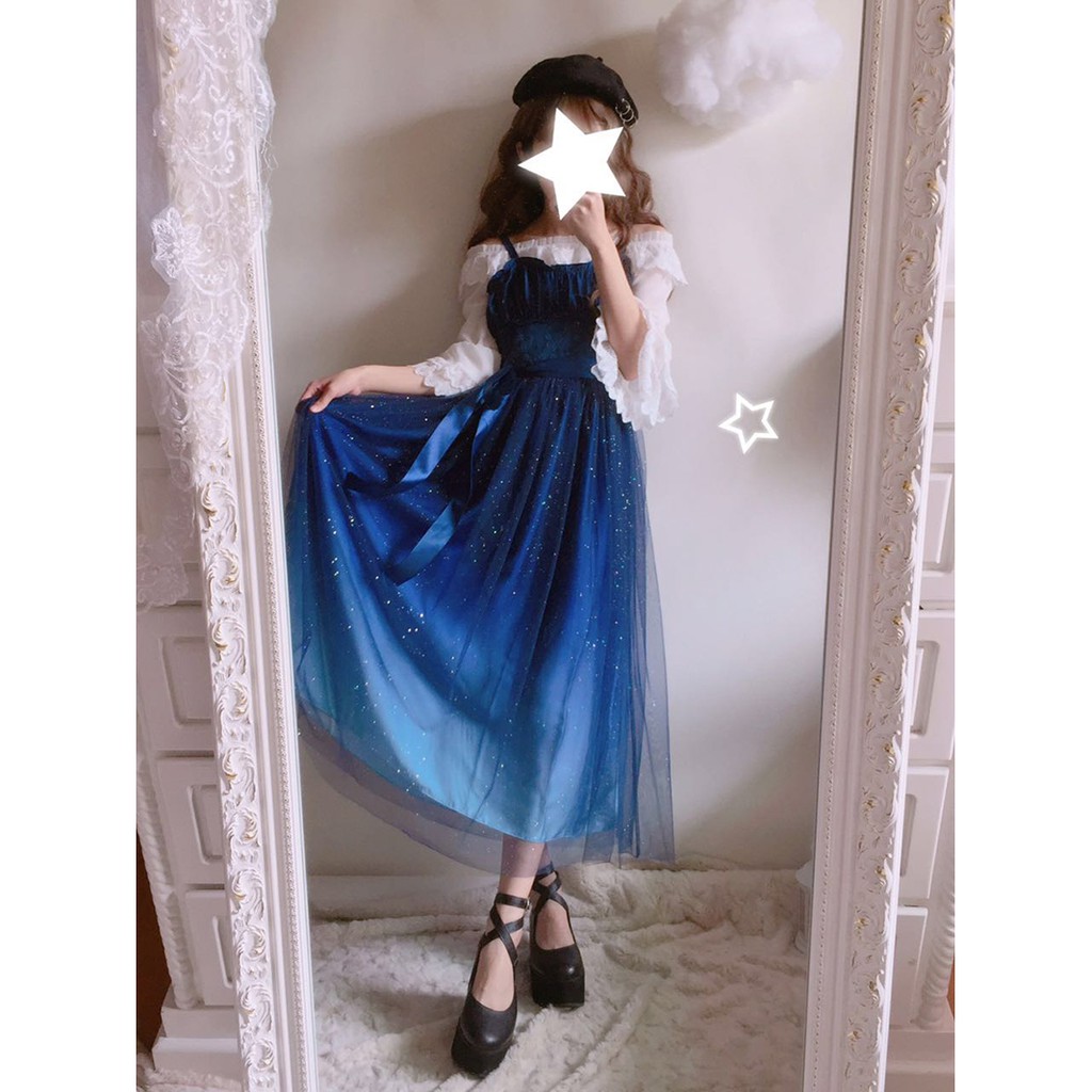 YAS0264-Váy lolita cổ tích ánh sao