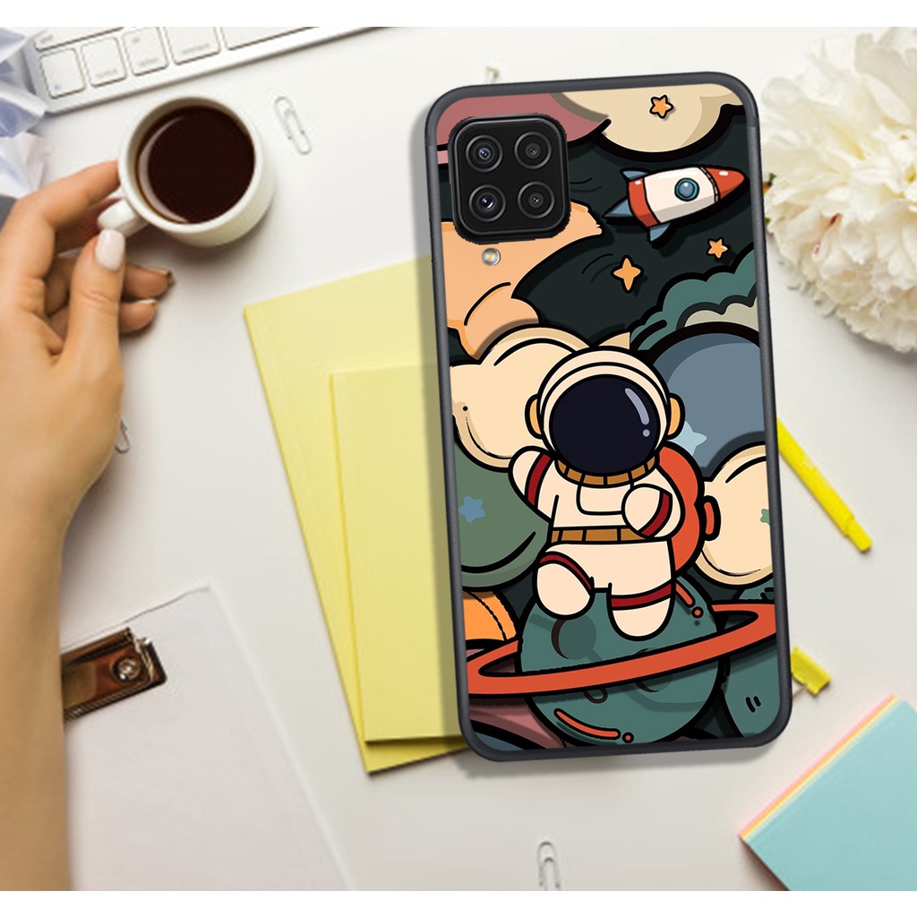 [ SIÊU HOT] ỐP LƯNG SAM-SUNG A12/A22 4G/A22 5G/M32  , IN HÌNH ASTRONAUT PHI-HÀNH-GIA, MÀU SẮC BẮT MẮT
