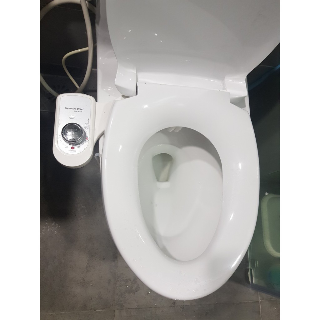 GIÁ HỦY DIỆT _Vòi rửa vệ sinh thông minh Hyundae Bidet HB-8000, vòi rửa tự động, bảo vệ môi trường, không sử dụng điện