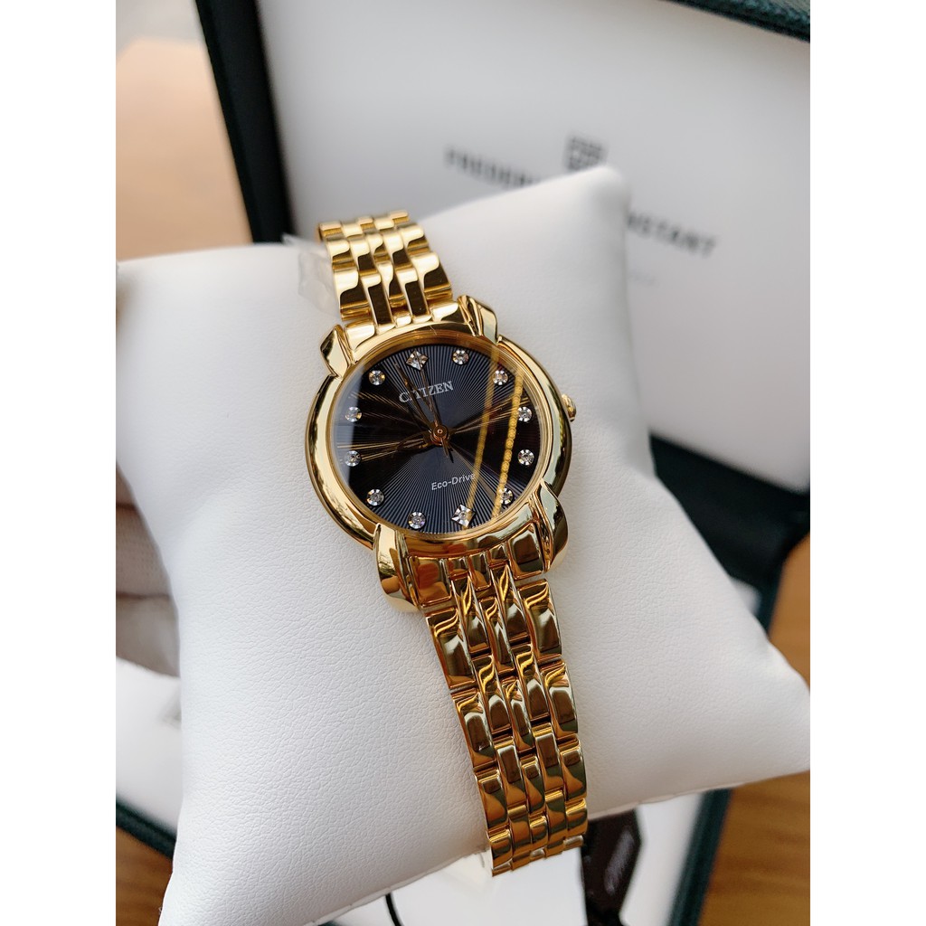 Đồng hồ nữ chính hãng Citizen EM0712-59E - Máy Quartz Pin - Kính Sapphire