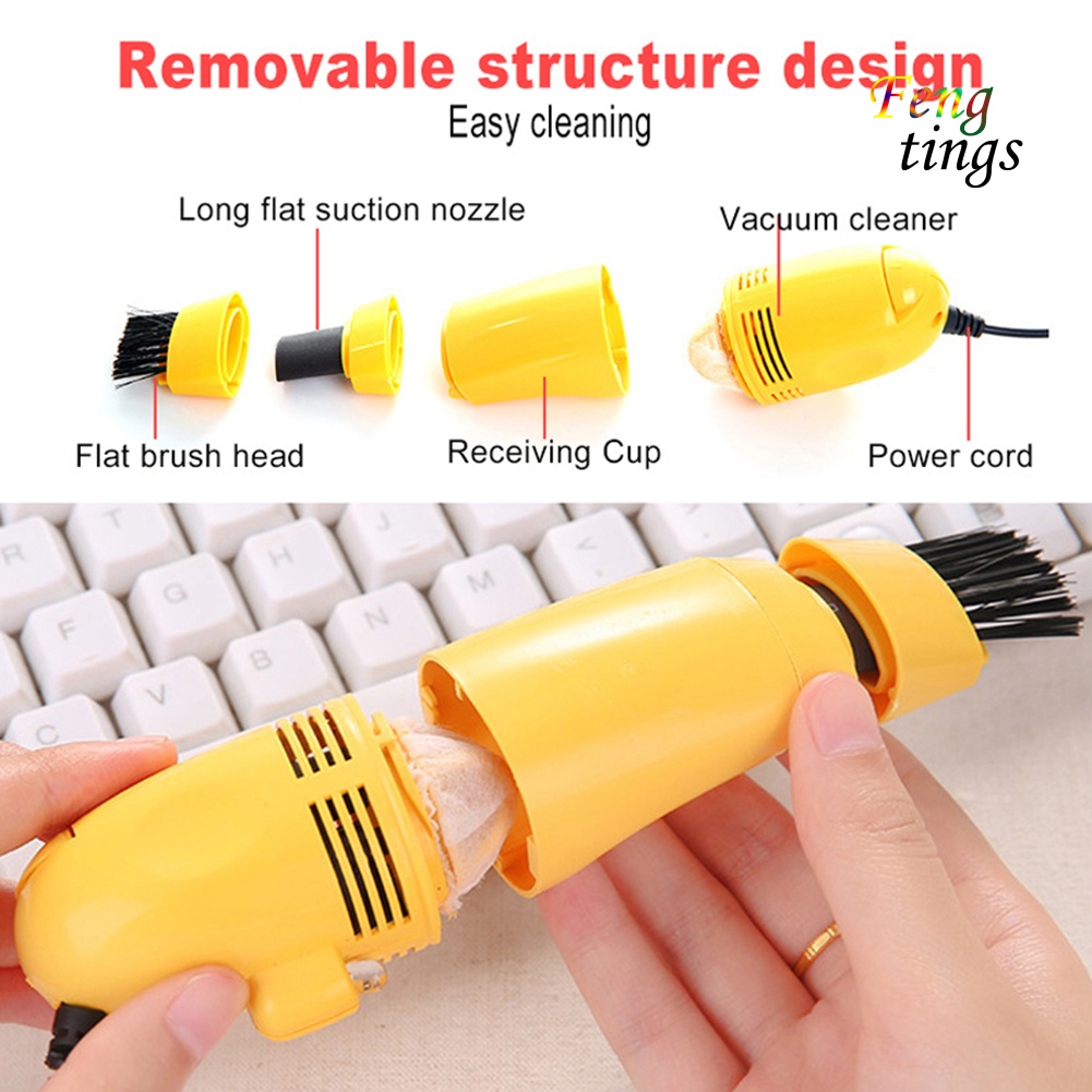 Dụng cụ vệ sinh bàn phím máy tính mini USB thiết kế tiện dụng