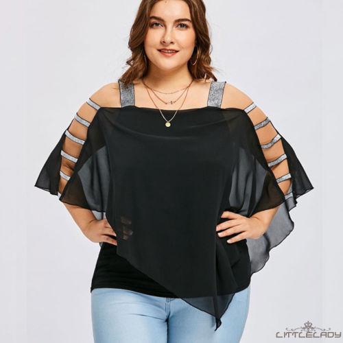 ☛☏❤Womens Summer Long Sleeve Shirt Casual Blouse Loose Chiffon Tops T Shirt new | BigBuy360 - bigbuy360.vn