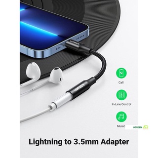 Cáp sang 3.5mm Audio chuẩn MFI UGREEN US211