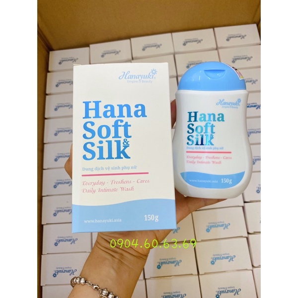 Dung Dịch Vệ Sinh HANA SOFT &amp; SILK 150g Hanayuki