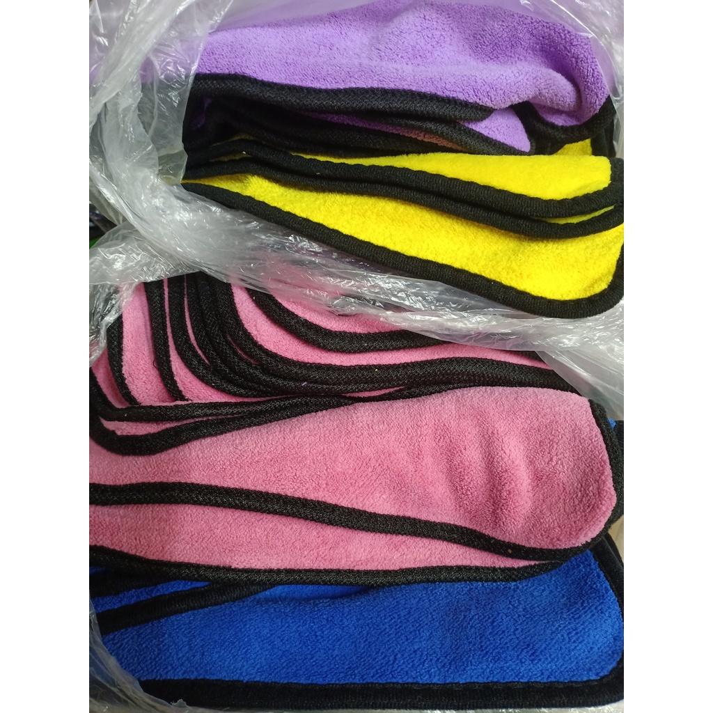 Khăn tắm cho chó mèo siêu thấm hút không đổ lông, cỡ 60x30cm - Màu ngẫu nhiên - HERO PET