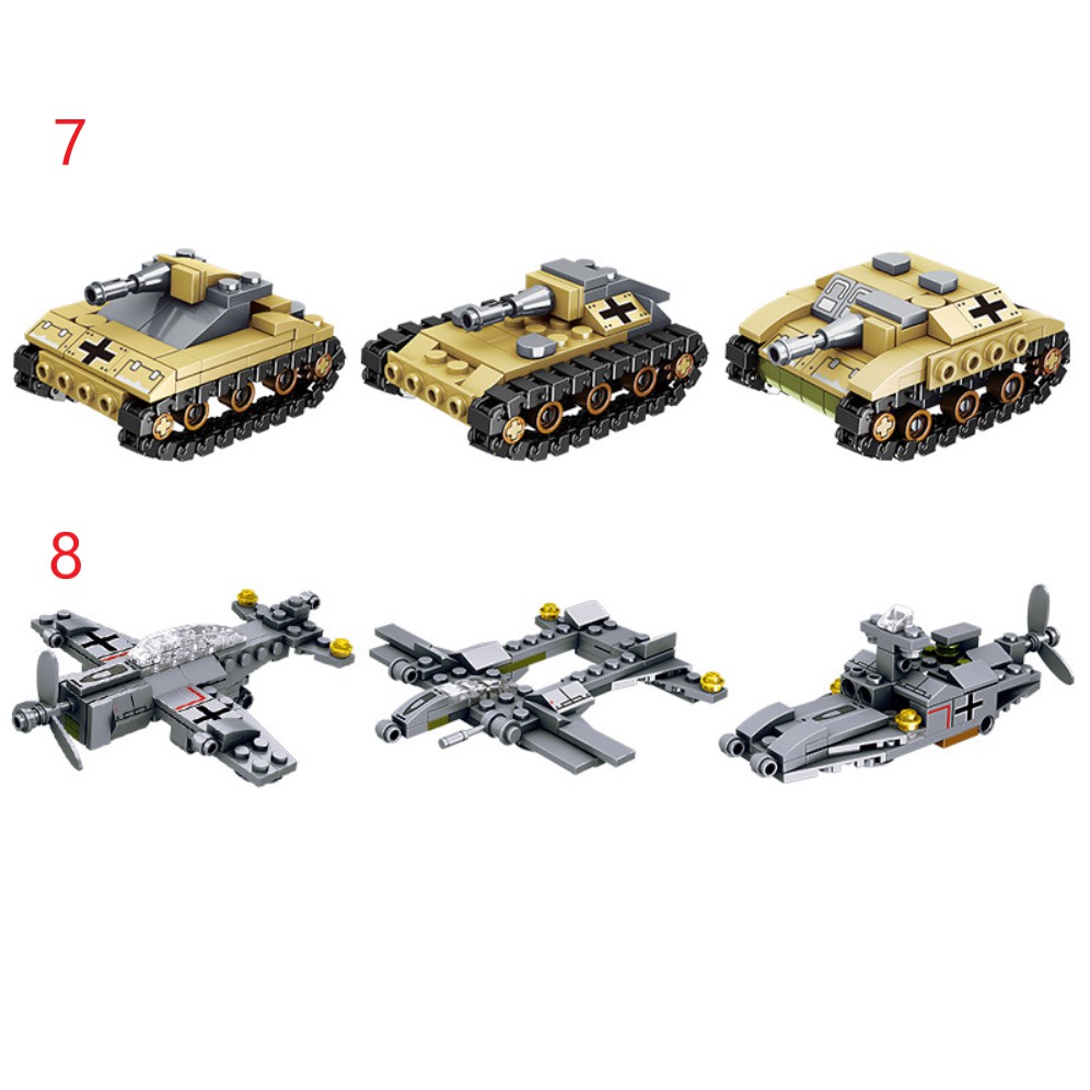 [1061 CHI TIẾT] Bộ Đồ Chơi Lắp Ráp Xếp Hình LEGO Xe Tăng, Xe Bọc Phép, Lắp Ráp Xe OTO, Robot, Máy Bay, Trực Thăng