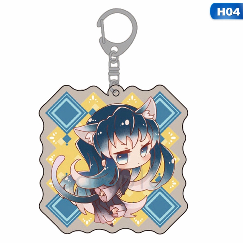 Tmdbyx  Móc khóa hình nhân vật trong anime Demon Slayer