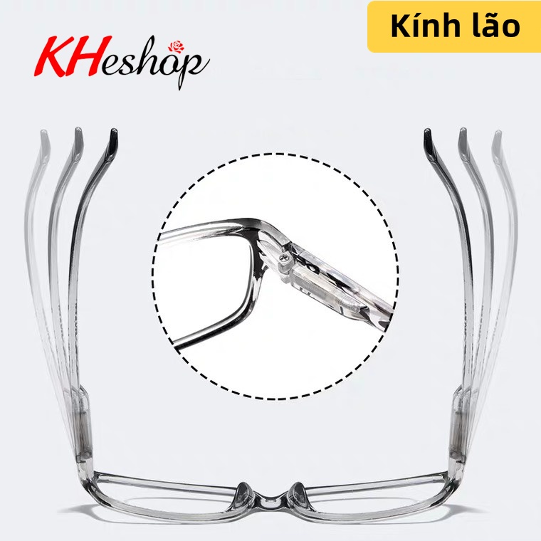 Kính lão cho người lớn tuổi in hoa văn phong cách Retro đơn giản thanh lịch, gọng lò xo mã Y2902