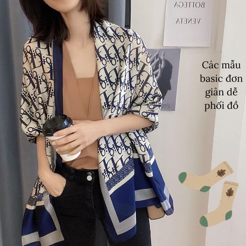 Khăn choàng size to 180x90cm tặng mẹ mẫu mới hot trend 2022 JOLIVO