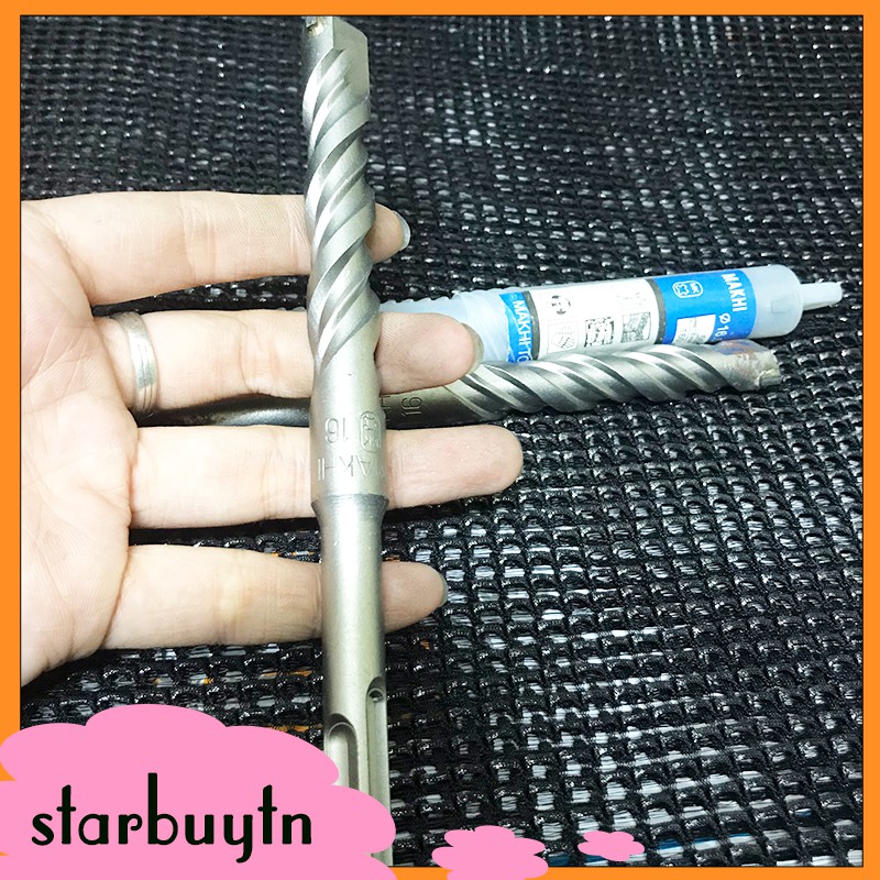 Mũi khoan makhi phi 16 dài 160mm 10 pcs