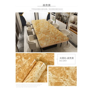 DECAL 1M Giấy dán tường ( khổ 60cm ) - mặt đá hoa cương vàng