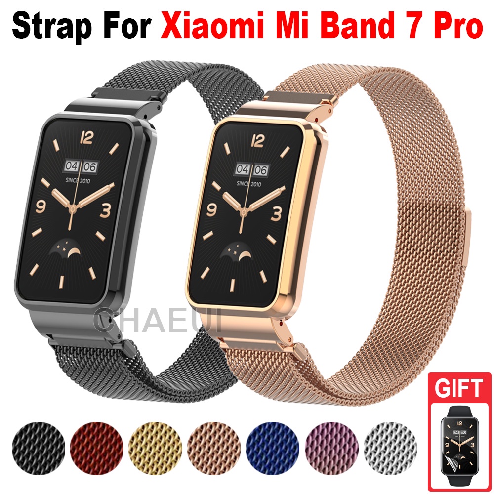 Dây Đeo Inox Cho Đồng Hồ Thông Minh Xiaomi Mi Band 7 Pro