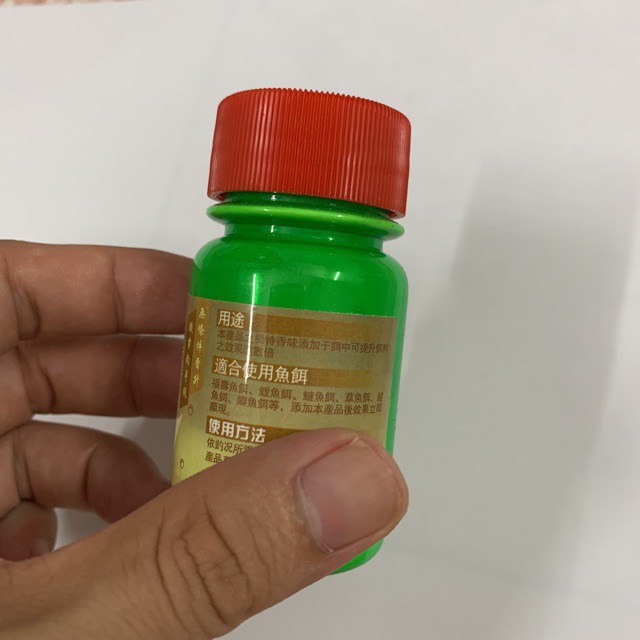 thuốc siêu nhậy dụ cá ăn chuyên bắt trôi + chép + rô phi + trắm siêu nhậy 1 lọ y hình giảm giá sele y hình