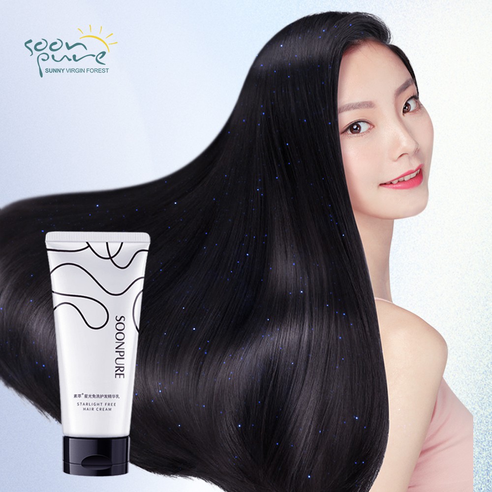 Dầu xả dưỡng tóc sâu SOONPURE không cần gội giúp cải thiện tóc hư tổn và chăm sóc tóc uốn quăn | BigBuy360 - bigbuy360.vn