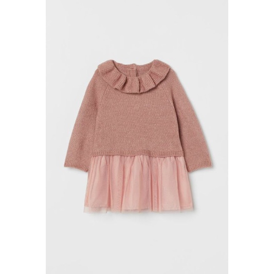 Váy len công chúa xinh xắn H.M A.uth size 9/12m đến 3/4y