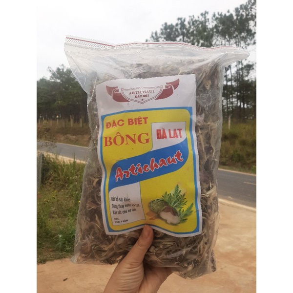 500gr bông atiso sấy khô nhà trồng loại 1 nguyên chất Đà Lạt