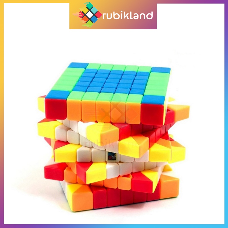 Rubik 7x7 Stickerless MoYu MeiLong MFJS Rubic 7 Tầng Đồ Chơi Trí Tuệ Trẻ Em