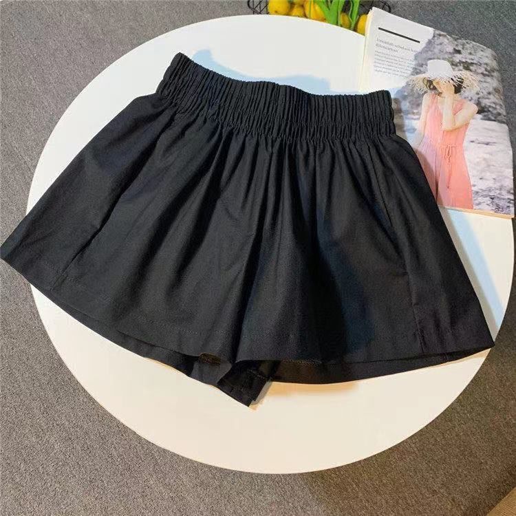 Quần short đùi nữ vải satin quần sooc ngắn dày dặn đen lonakeng shop | BigBuy360 - bigbuy360.vn