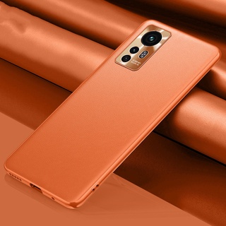 Ốp Điện Thoại Da Cứng Màu Trơn Chống Sốc Cho xiaomi mi 12T Pro 12 Pro 12X Ultra 5G Pocophone