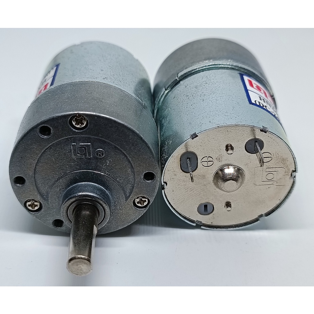 Động cơ giảm tốc JGB37 1:60 Đài Loan, 100RPM momen xoắn cao DC 24V, motor giảm tốc chế mô hình, robot...