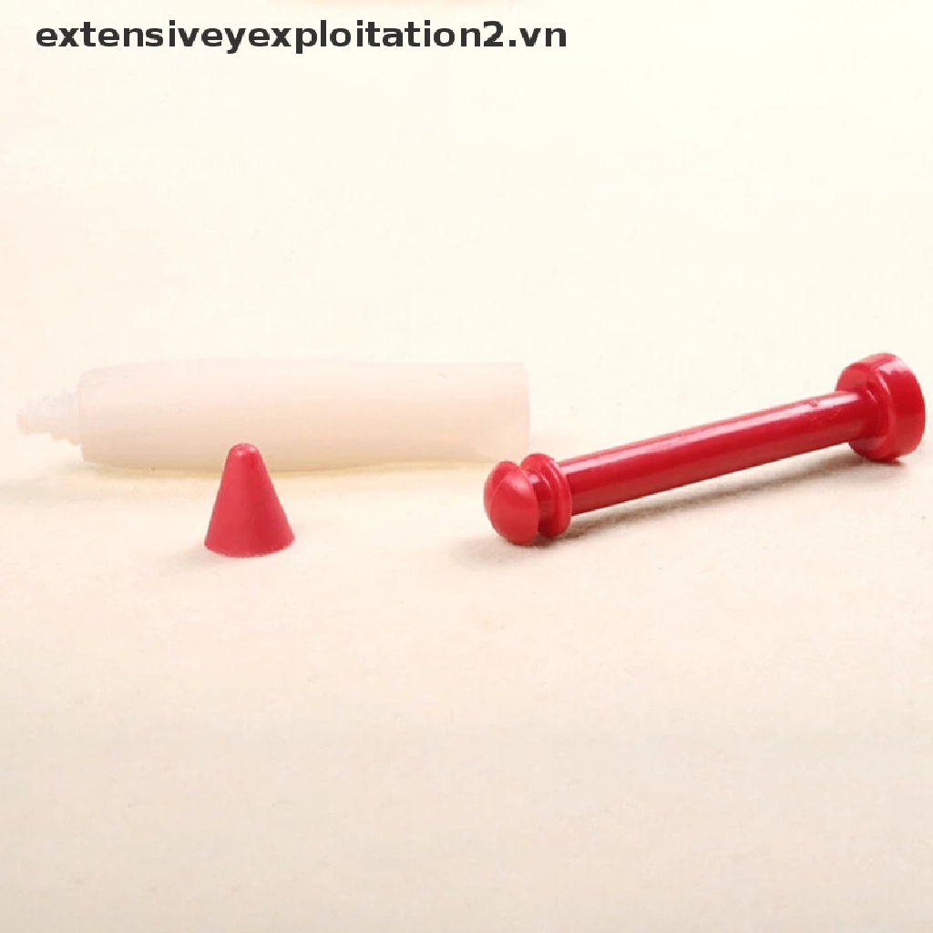 Bộ 2 đầu silicone gắn bút viết chữ trang trí bánh kem