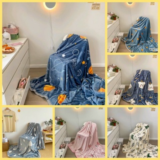 Chăn lông tuyết nhập khẩu, chăn nhung tuyết sữa thu đông 1 lớp, mền lông tuyết size 2mx2m2