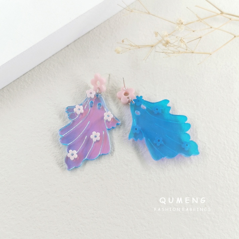 Bông Tai Acrylic Thay Đổi Màu Sắc Họa Tiết Hoạt Hình Độc Đáo