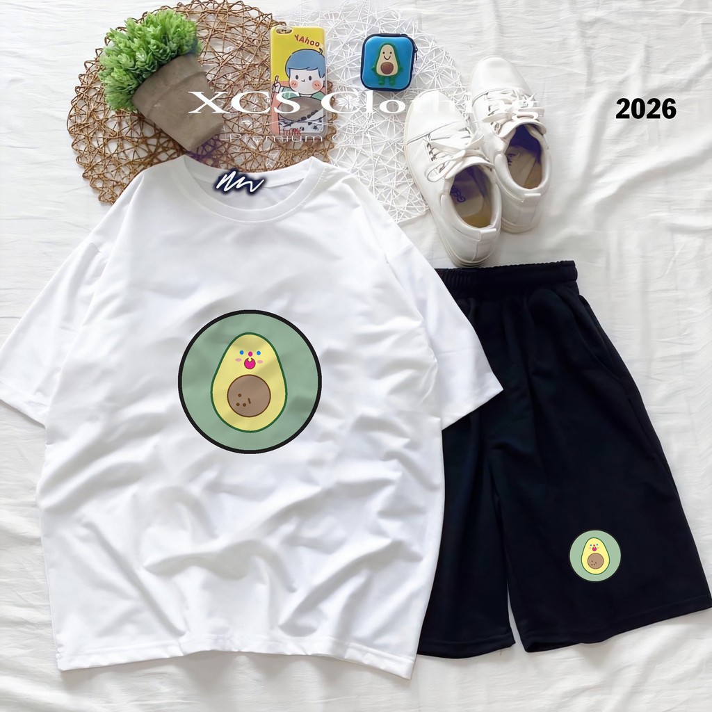 Đồ Bộ Hoạt Hình Unisex Dể thương – Aossi , Set Cartoon, Freesize, Thun Cotton, Nam Nữ Đều Mặc Được