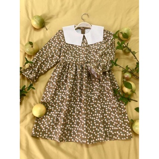 Váy thu đông vintage bé gái - Tặng kèm băng đô