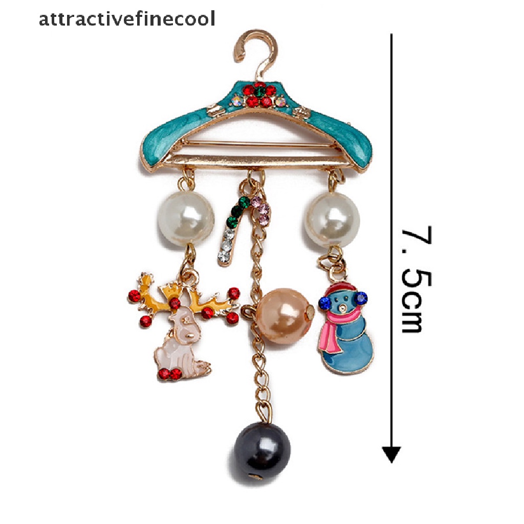 Ghim Cài Áo Hình Tuần Lộc Giáng Sinh Đáng Yêu