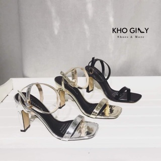 Sandal quai mảnh gót dẹt 7p
