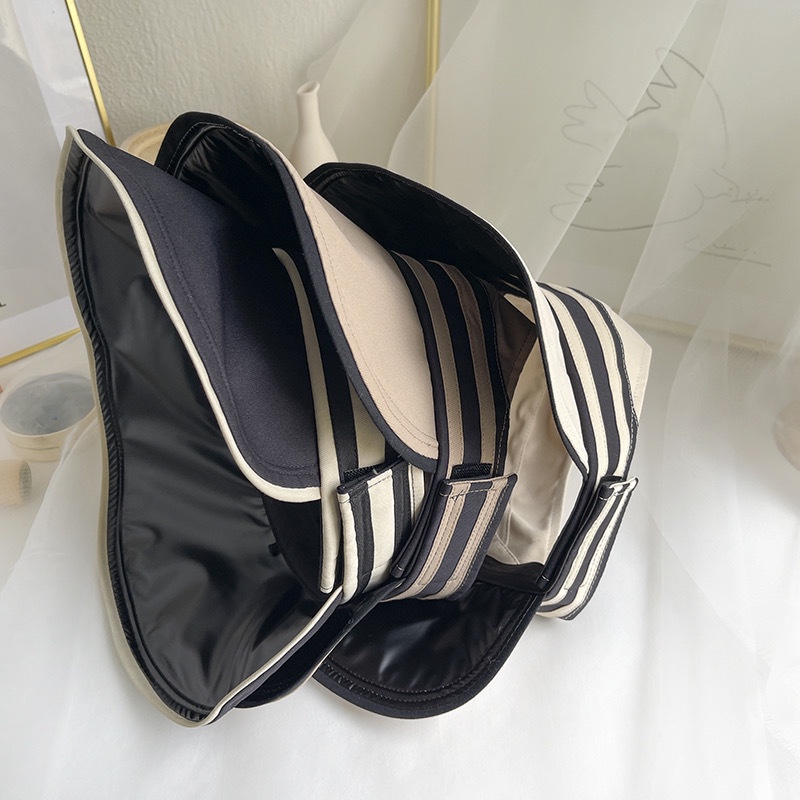 Mũ Vành Sọc Ngang Hở Chóp Chống Tia UV Nón Chống Nắng P2158