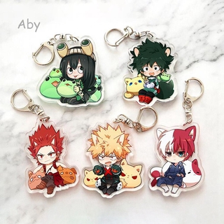 Móc Khóa Acrylic Màu Trong Suốt In Hình Nhân Vật Anime My Hero Academia