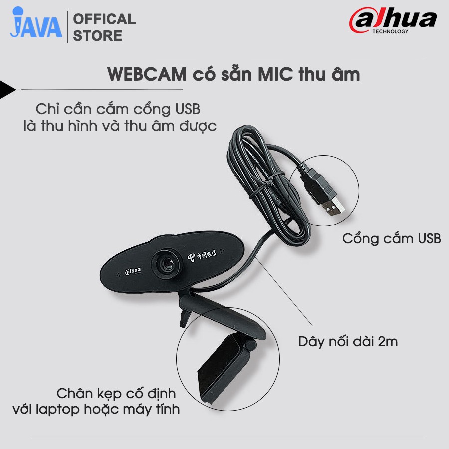 [Mã 252ELSALE hoàn 7% đơn 300K] Webcam Z2+ HD 720p cho máy tính - Thu hình cho máy tính, pc, TV, để bàn