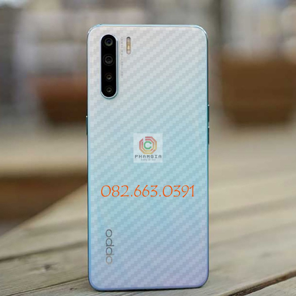 Miếng dán mặt lưng skin carbon Oppo A91